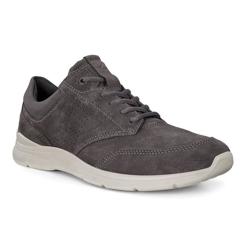 Zapatos Con Cordones Ecco Irving Para Hombre,Gris,298674-JQU